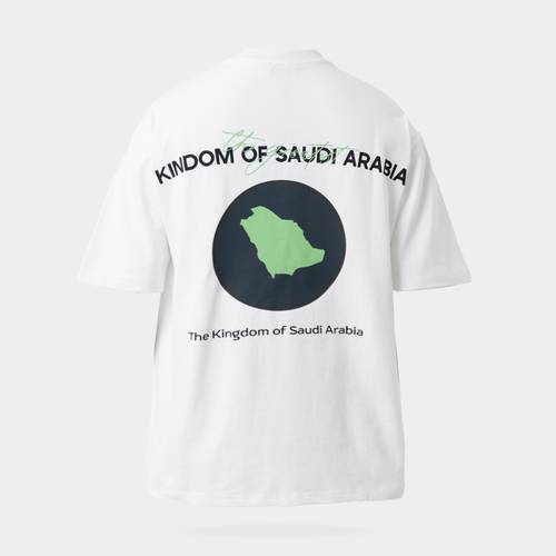 Saudi World White T-Shirt