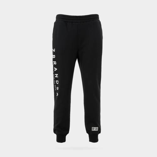 Black Pants with Print - Be Simple