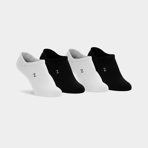 B & W Short Socks