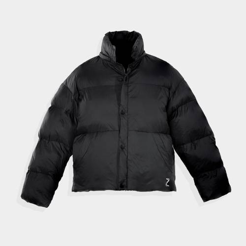 Black Short Puff Jacket