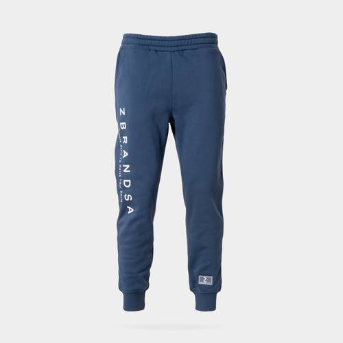 Dark Blue Pants with Print - Be Simple