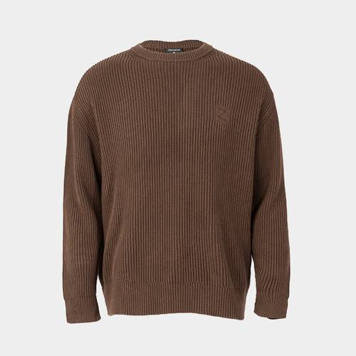 Brown Net Sweater