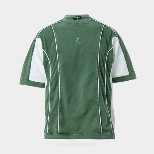 Lines Light Green T-Shirt
