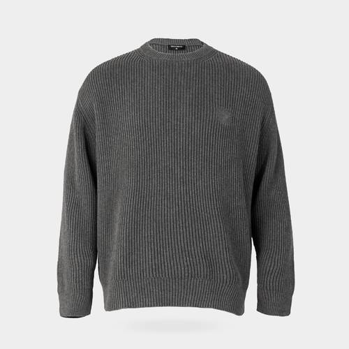 Grey Net Sweater