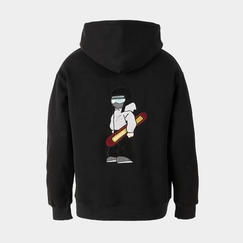 Skating Black Hoodie