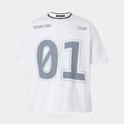 01 White Jersey T-Shirt