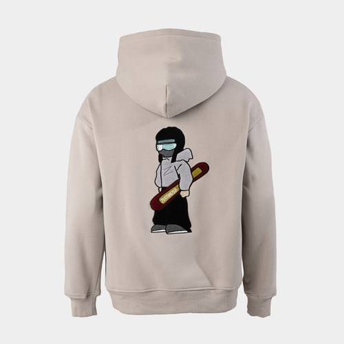 Skating Beige Hoodie