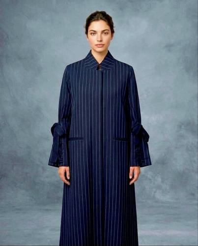 abaya Ghamar Line| Pin Navy