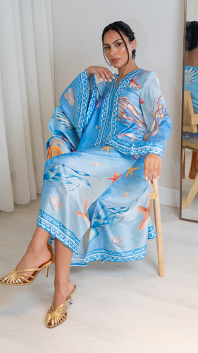 Silk maxi dress Red sea collection