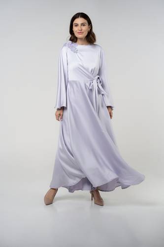 Maxi crepe dress bloom collection