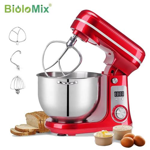 خلاط BioloMix 6 لتر – 1200 واط 6 سرعات محرك هادئ للعجن