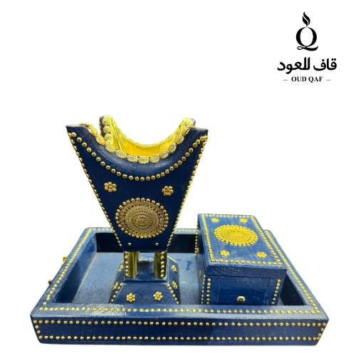  طقم مبخر قاف التراثي حجم كبير 24 سم