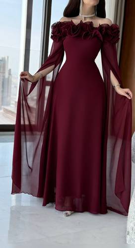 فستان غصون  - (XXXXL) الصدر:١٠٨سم , الخصر:٩٧سم