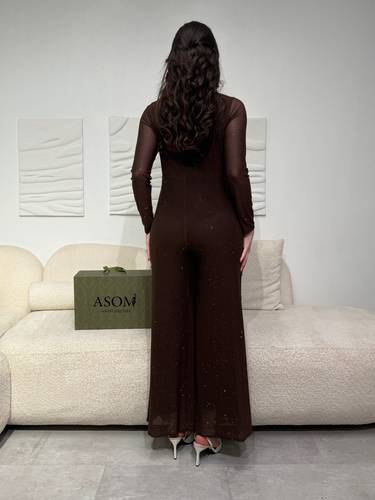 جمبسوت عتاب بني  - (XXXXL) الخصر 38 انش : الصدر 44 انش