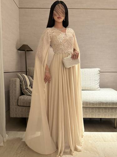 جلابيه ليان  - (XXXL) الصدر:١٠٢سم , الخصر:٩١سم