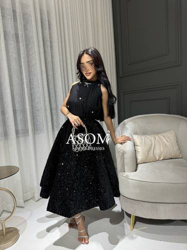 فستان سارا - (XXL) الصدر:٩٧سم , الخصر:٨٦سم