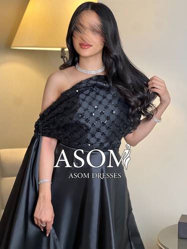فستان تهاني  - (XXL) الصدر:٩٧سم , الخصر:٨٦سم