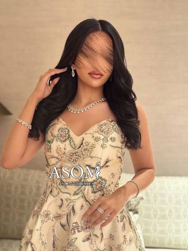 فستان أنيلا - (XXXL) الصدر:١٠٢سم , الخصر:٩١سم