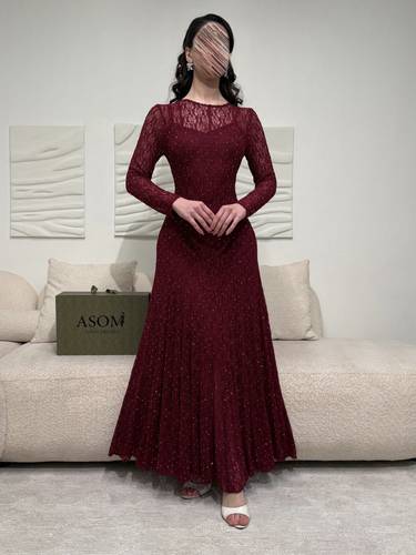 فستان استرتش عودي - (XXXXL) الخصر 38 انش : الصدر 44 انش