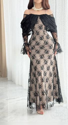 فستان حنين  - (XXXXL) الصدر:١٠٨سم , الخصر:٩٧سم