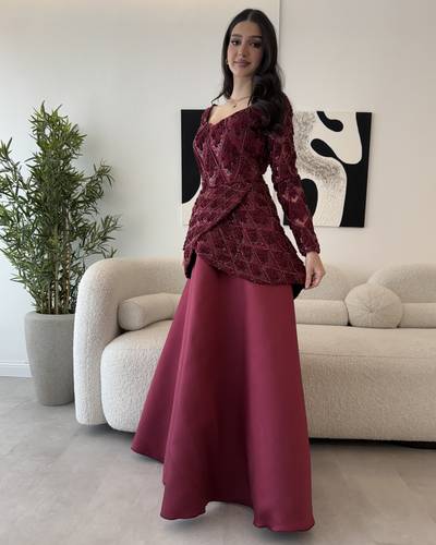 فستان رتيل  - (XXXL) الصدر:١٠٢سم , الخصر:٩١سم