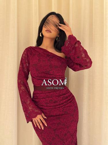 فستان ميسالين - (XXXL) الصدر:١٠٢سم , الخصر:٩١سم