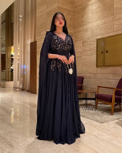 فستان دانا  - (XXXXL) الصدر:١٠٨سم , الخصر:٩٧سم