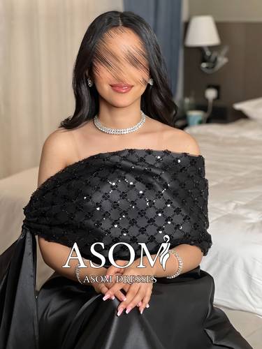 فستان تهاني  - (XXL) الصدر:٩٧سم , الخصر:٨٦سم
