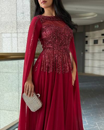 فستان اماندا - (XXXXL) الصدر:١٠٨سم , الخصر:٩٧سم
