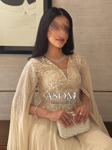 جلابيه ليان  - (XXXL) الصدر:١٠٢سم , الخصر:٩١سم