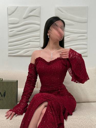 فستان وفا عودي  - (XXXXL) الصدر:١٠٨سم , الخصر:٩٧سم