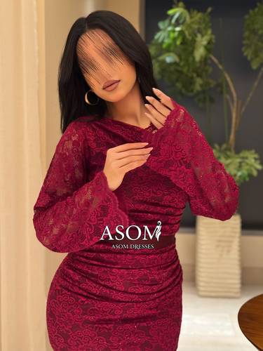 فستان ميسالين - (XXXL) الصدر:١٠٢سم , الخصر:٩١سم
