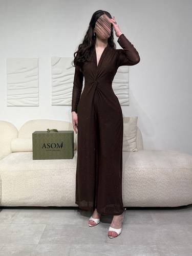 جمبسوت عتاب بني  - (XXXXL) الخصر 38 انش : الصدر 44 انش