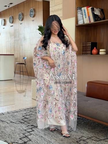 جلابية وفاء  - (XXXXL) الخصر 38 انش : الصدر 44 انش