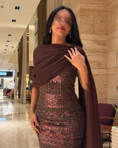فستان لورينا  - (XXXXL) الصدر:١٠٨سم , الخصر:٩٧سم