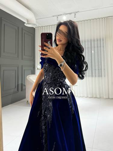 فستان لوريتا نيلي  - (XXXL) الصدر:١٠٢سم , الخصر:٩١سم