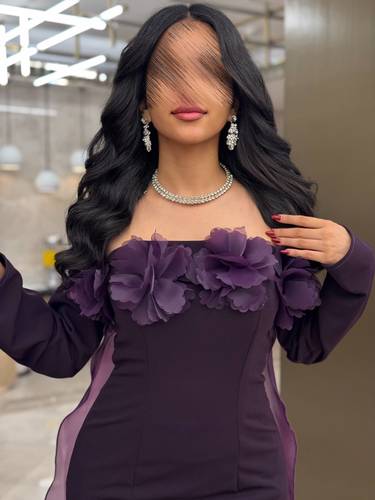 فستان سميرة - (XXXL) الصدر:١٠٢سم , الخصر:٩١سم
