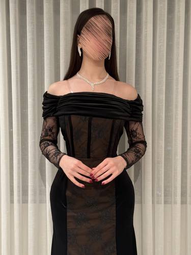 فستان نورينا - (XXXXL) الصدر:١٠٨سم , الخصر:٩٧سم