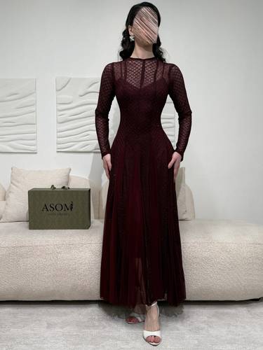 فستان لاتينا توتي - (XXXXL) الخصر 38 انش : الصدر 44 انش