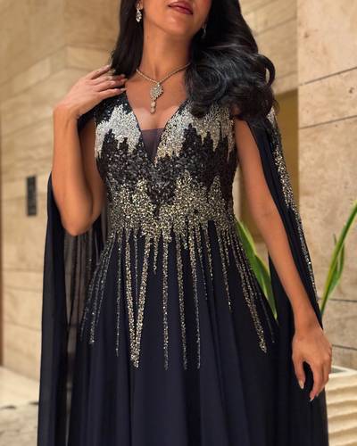 فستان دارين  - (XXXXL) الصدر:١٠٨سم , الخصر:٩٧سم