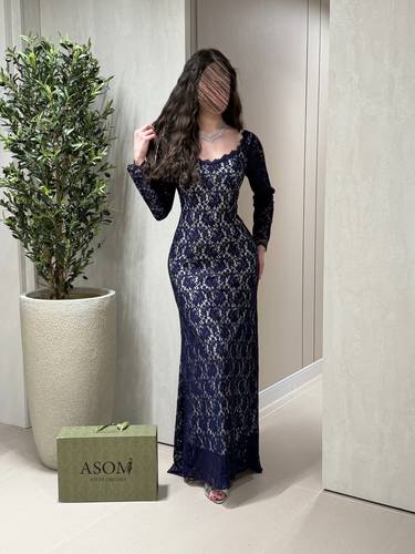 فستان اسومي - (XS) الخصر 24 انش : الصدر 30 انش