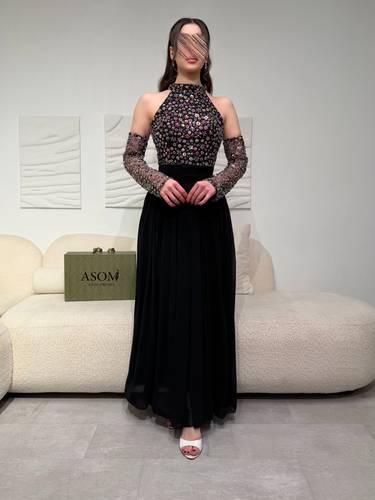 فستان ليارا - (XXXXL) الخصر 38 انش : الصدر 44 انش