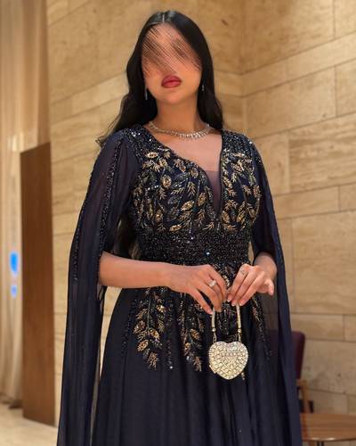 فستان دانا  - (XXXXL) الصدر:١٠٨سم , الخصر:٩٧سم