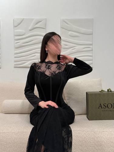 فستان رابيا  - (XS) الخصر 24 انش : الصدر 30 انش