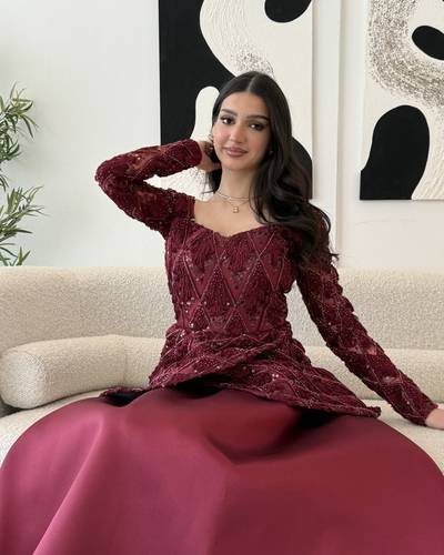 فستان رتيل  - (XXXL) الصدر:١٠٢سم , الخصر:٩١سم