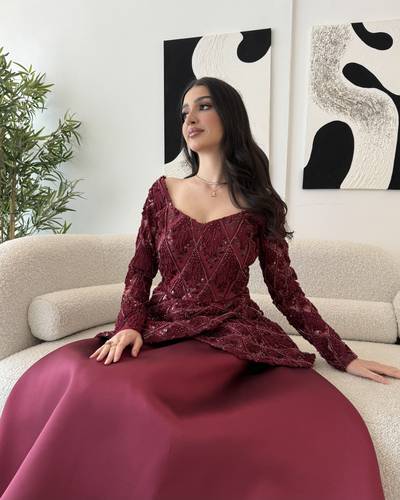 فستان رتيل  - (XXXL) الصدر:١٠٢سم , الخصر:٩١سم