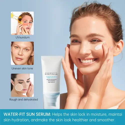 2/1 قطعة SPF50 + كريم وقاية من الشمس Centella قوي للأشعة فوق البنفسجية حماية المياه القائمة على واقية من الشمس الجسم Sunblock ترطيب العناية بالبشرة
