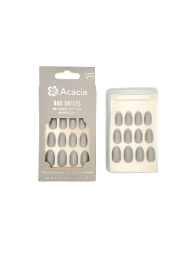 Artificial nails اظافر صناعيه 24 قطعة  درجة اللون (10)