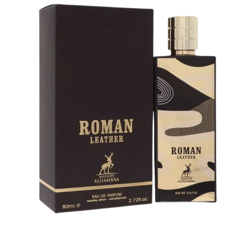ROMAN LEATHER EDP. M.H.80ML عطر رومان ليذر م.ه. رجالي 80 مل