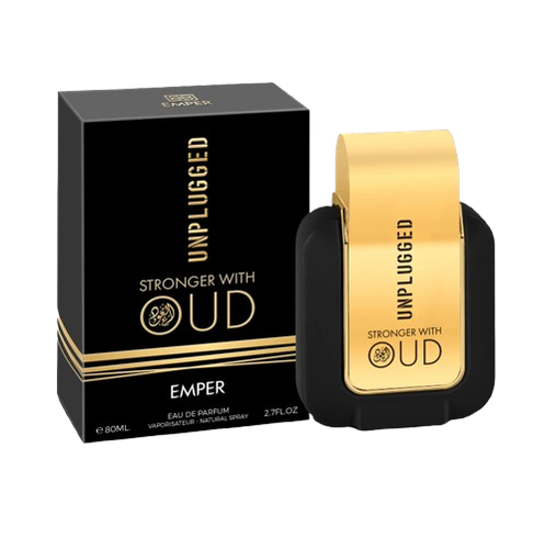 UNPLUGGED STRONGER WITH OUD EDP. 80ml عطر انبلوجيد سترونج ويث عوود 80 مل